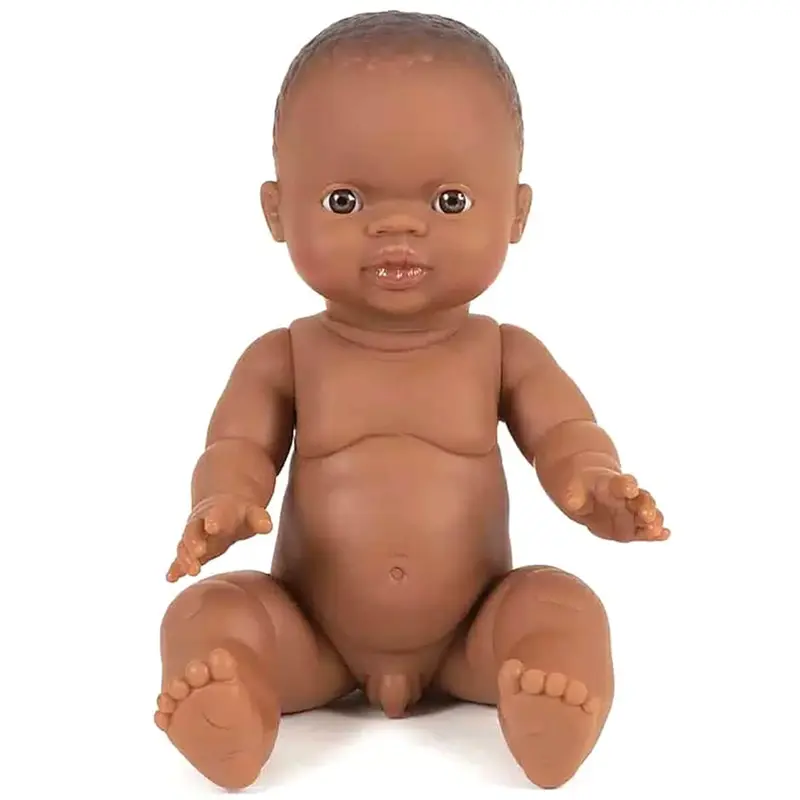 Zach Boy Doll (34cm African Caramel Eyes) by Minikane X Paola Reina