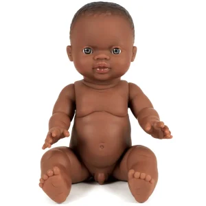 Zach Boy Doll (34cm African Light Eyes) by Minikane X Paola Reina