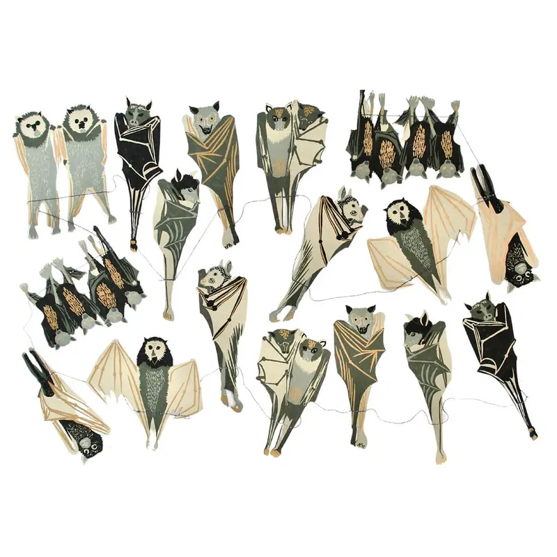 Bat Paper Garland (3 Metres) by East End Press