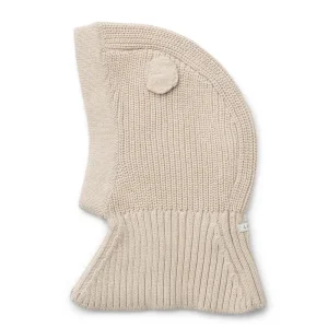 Hanibal Mr Bear Baby Balaclava in Sandy by Liewood - Last Ones In Stock - 6-12 Months