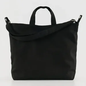 Horizontal Zip Duck Bag in Black by Baggu