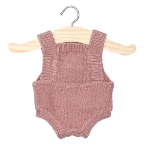 Lou Tricot Romper (34cm Doll) in Tea Rose by Minikane
