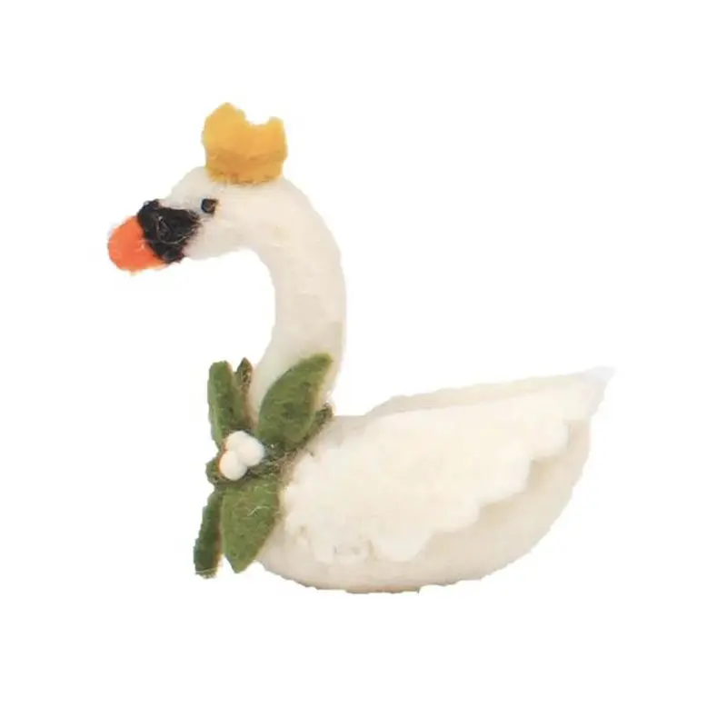 Mini Swimming Swans 12 Days Of Christmas Hanging Christmas Decorations by Amica