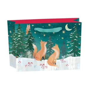 Moonlit Meadow Small Landscape Gift Bag by Roger La Borde