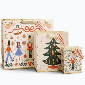 Nutcracker Sweets Christmas Gift Bags (Assorted Sizes) By Rifle Paper Co.
