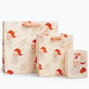 Santa Christmas Gift Bags (Assorted Sizes) By Rifle Paper Co.