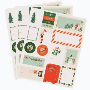 Santa's Workshop Christmas Sticker Set By Rifle Paper Co.