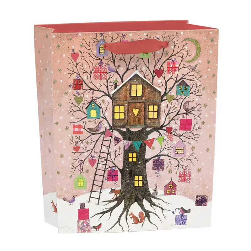 Treehouse Small Gift Bag by Roger La Borde