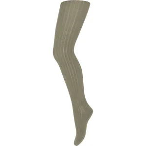 Wool Rib Tights in Silver Sage by MP Denmark