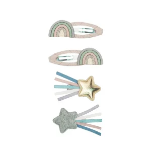 Dreamer Over The Rainbow Hair Clip Set by Mimi & Lula