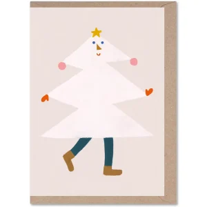 Madame Pine Christmas Greetings Card by Rumble Cards