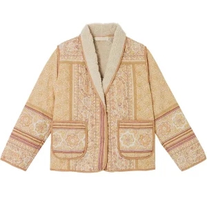 Meadow Jacket in Tuscan Peach by Faune
