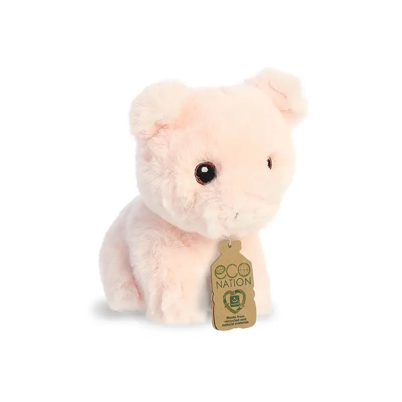 Mini Pig Eco Nation Soft Toy by Aurora
