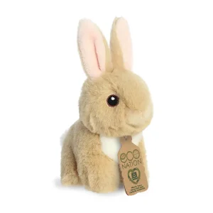 Mini Tan Bunny Eco Nation Soft Toy by Aurora