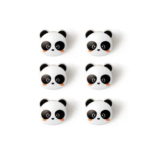 Panda Set Of Bag Clips by Legami