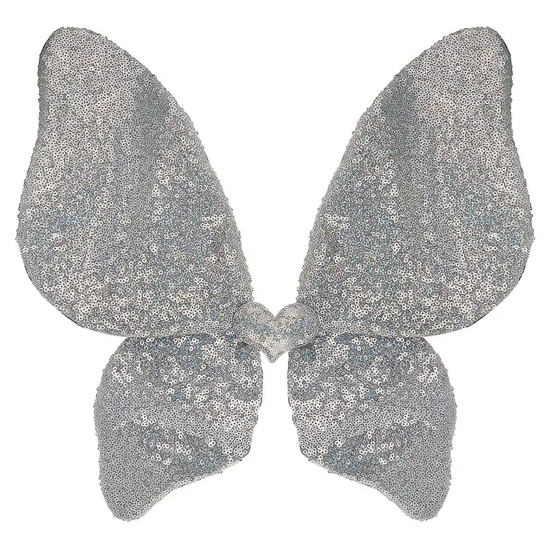 Sparkle Sequin Wings in Silver by Mimi & Lula