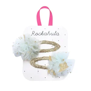 Sparkle Star Tulle Ruffle Hair Clips by Rockahula