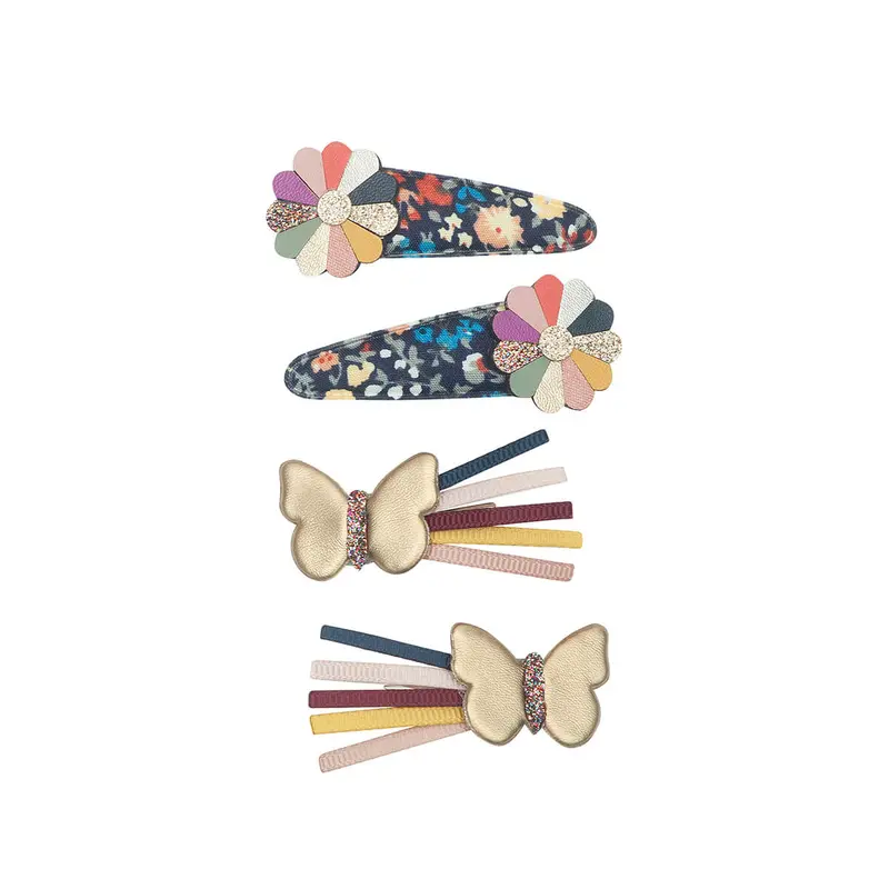 Winter Ivy Butterfly Hair Clips by Mimi & Lula