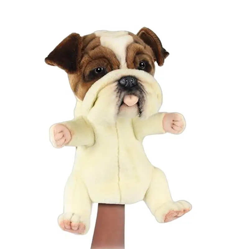 British Bulldog Puppet (26cm) by Hansa