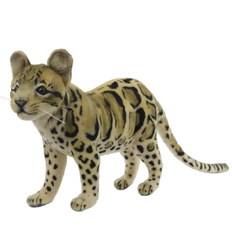Clouded Leopard Standing (49cm) by Hansa