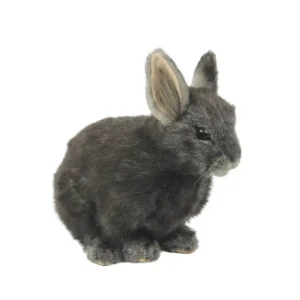 Grey Pygmy Rabbit (18cm) by Hansa