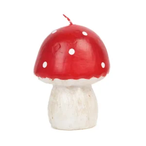 Midnight Forest Red Mushroom Candle by Talking Tables