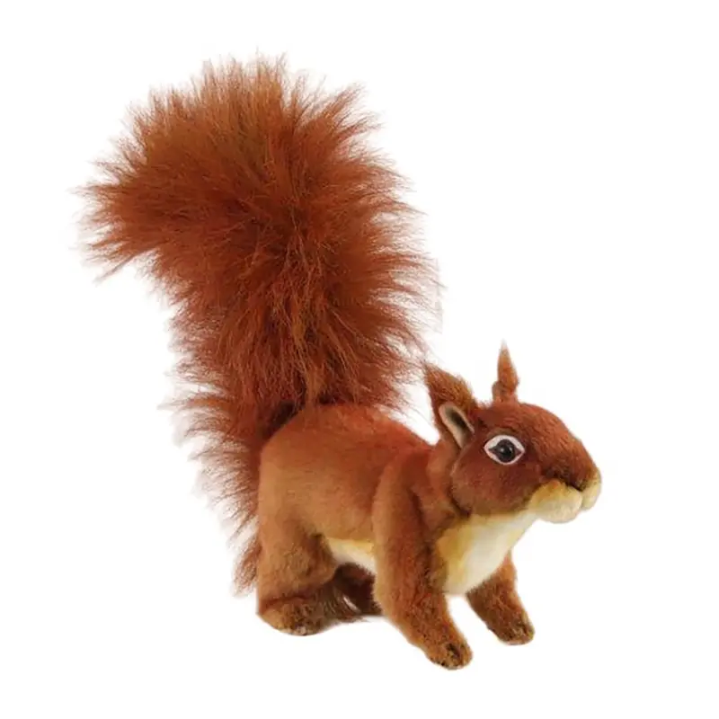 Red Squirrel Standing on Four Legs (27cm) by Hansa
