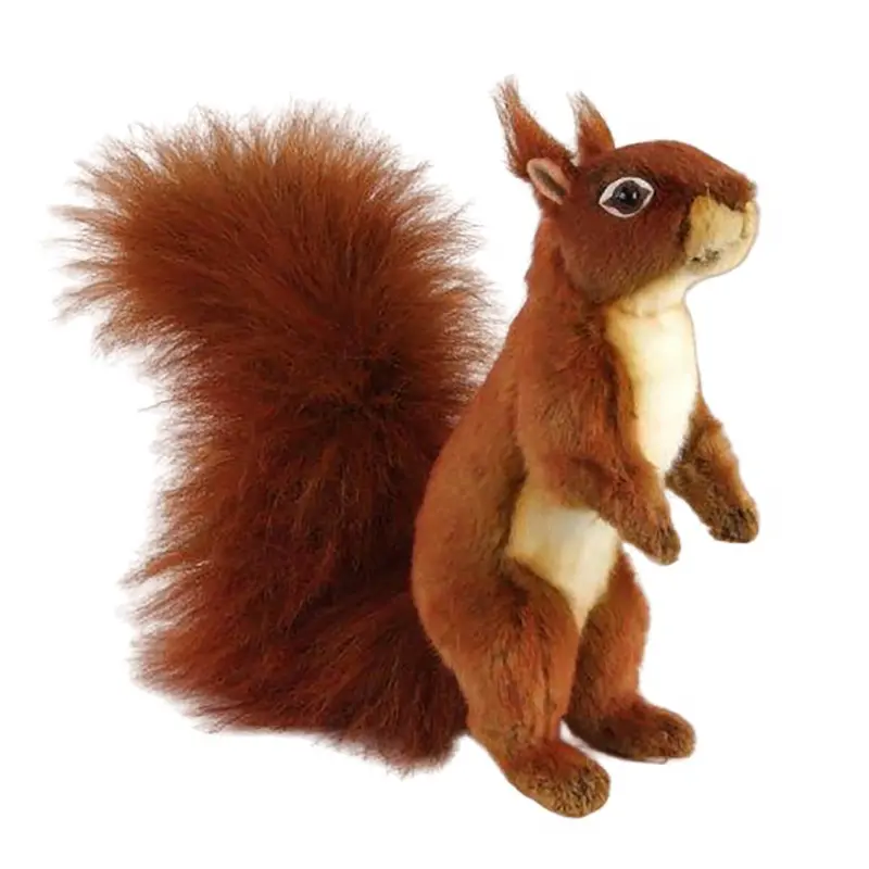 Red Squirrel Standing on Two Legs (33cm) by Hansa