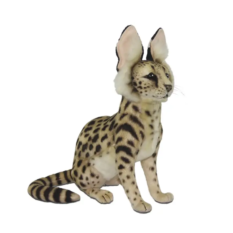 Serval Cat Sitting (19cm) by Hansa
