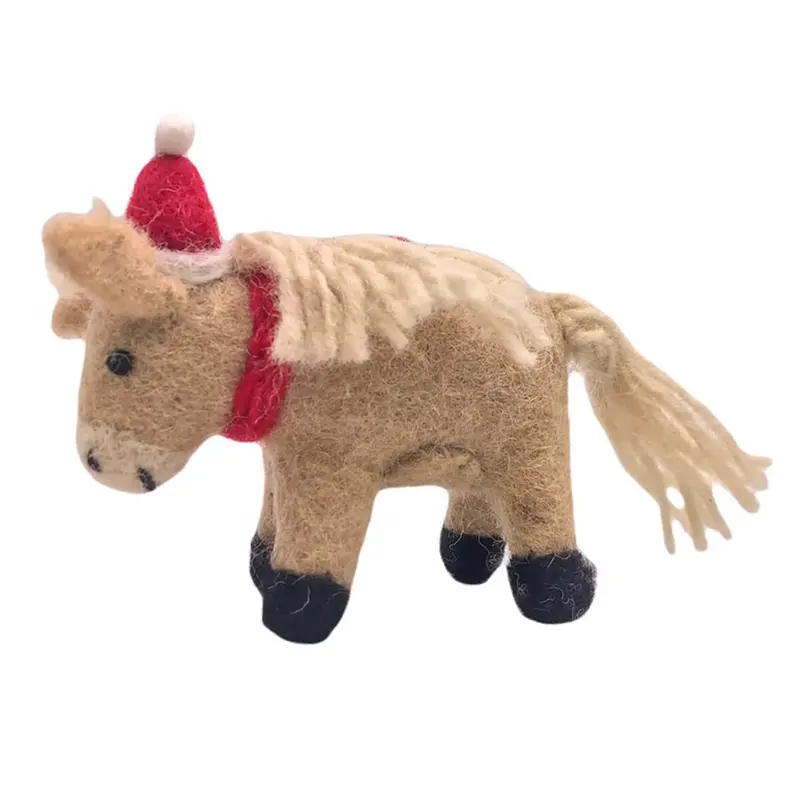 Shetland Pony Hanging Christmas Decoration by Amica