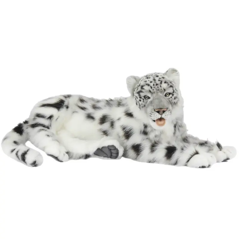 Snow Leopard Jacquard Laying (66cm) by Hansa