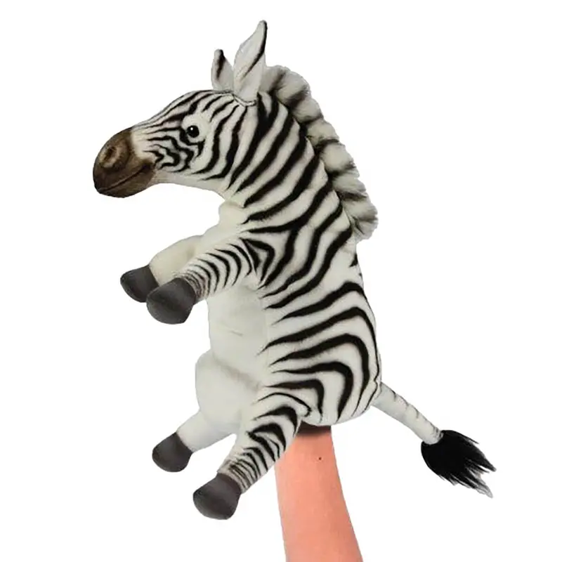 Zebra Puppet (29cm) by Hansa