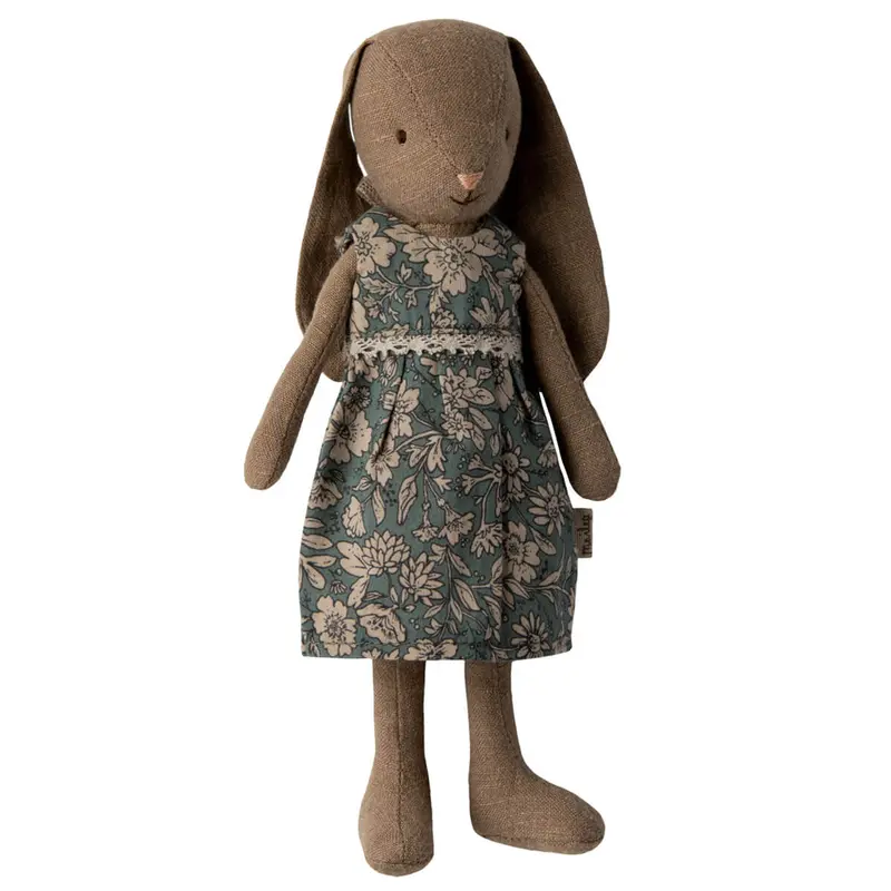 Brown Bunny (Size 1) in Dress by Maileg