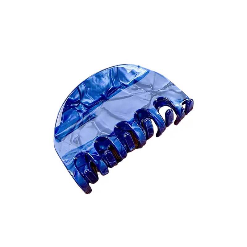 Cobalt Blue Marble Large Hair Claw by Hello Sakura