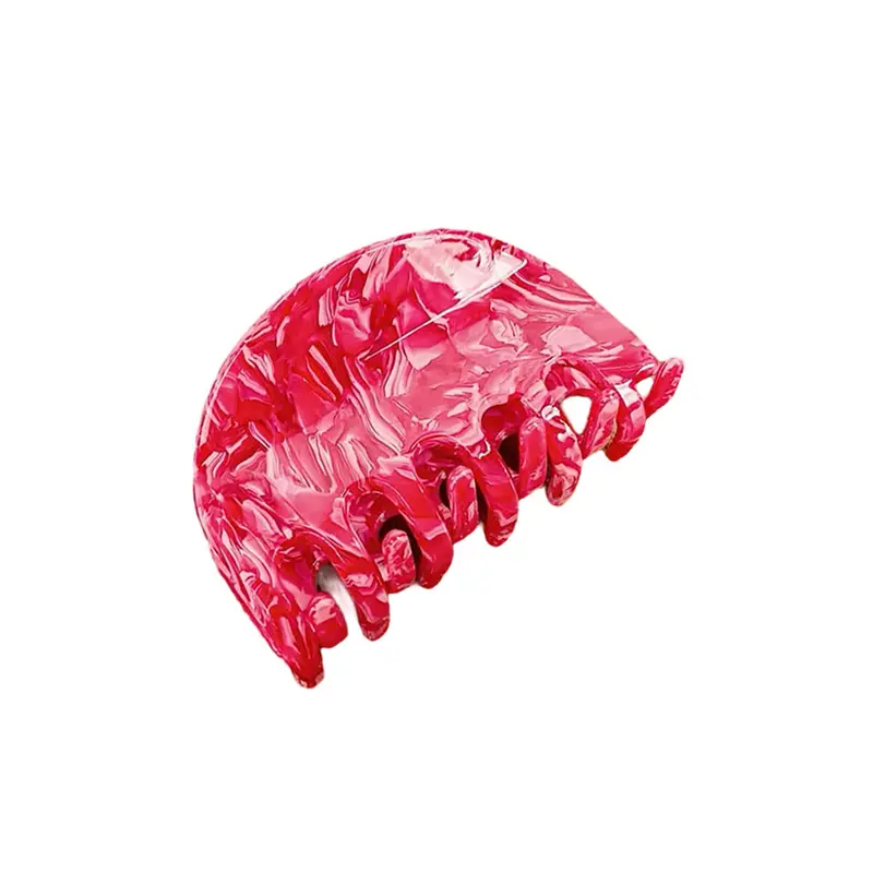 Hot Pink Marble Large Hair Claw by Hello Sakura