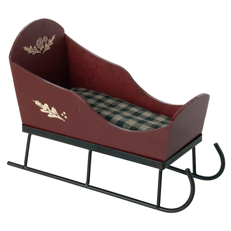 Mini Sleigh in Red by Maileg