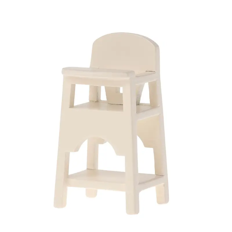 Mouse High Chair in Off White by Maileg