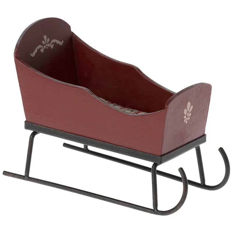 Mouse Sleigh in Red by Maileg