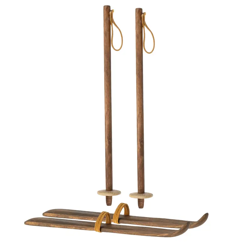 Mum and Dad Ski Poles by Maileg
