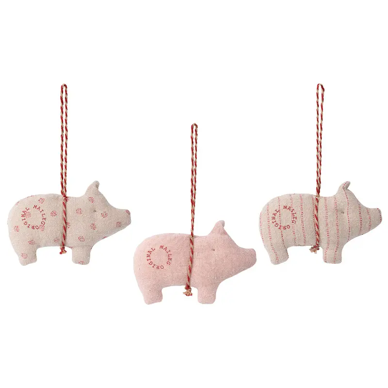 Pig Ornament in 3 Colours by Maileg