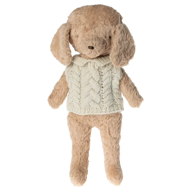 Puppy Supply Sweater in Off White by Maileg