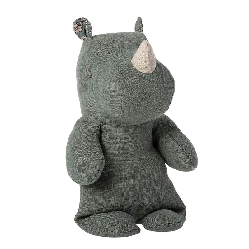 Safari Friends Rhino (Small 22cm) in Pine by Maileg