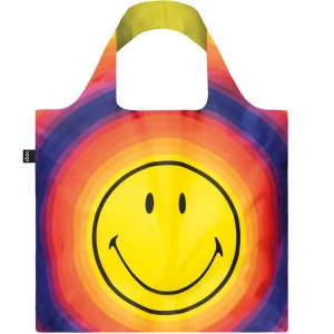 Smiley Rainbow Capsule Recycled Shopping Bag by Loqi