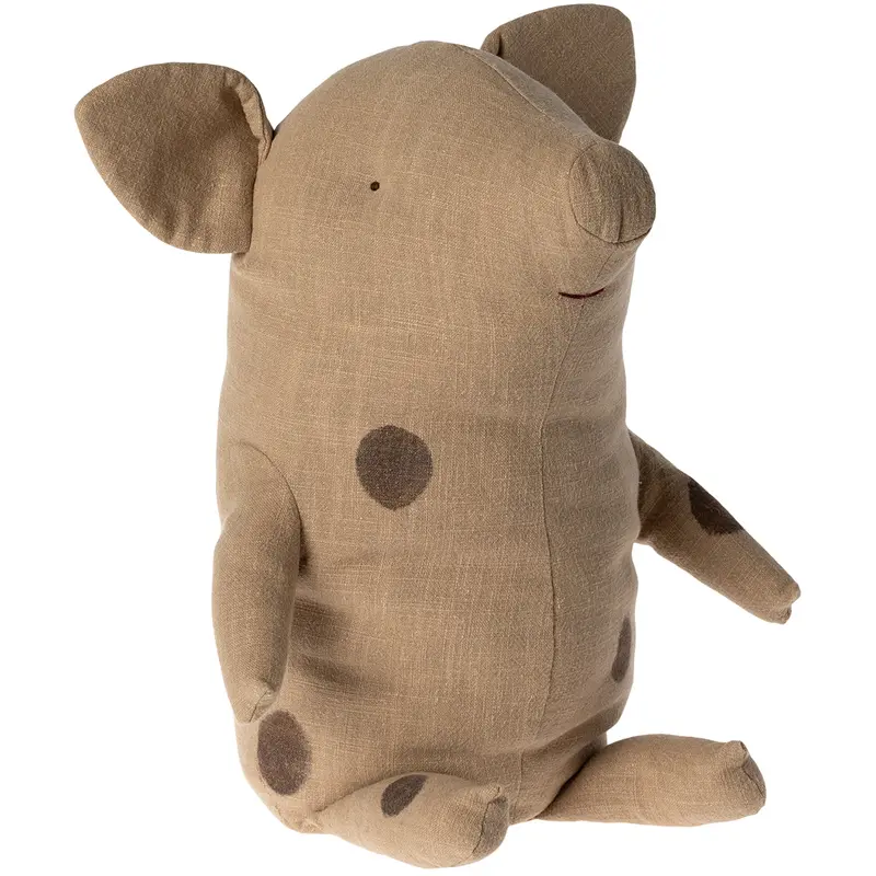 Truffle Pig (Big 50cm) in Light Umber by Maileg