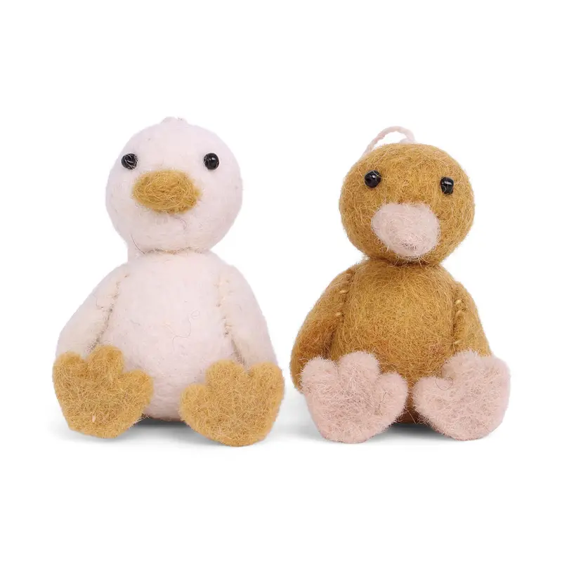 Ducks Hanging Decorations in Yellow (Set of 2) by Gry & Sif