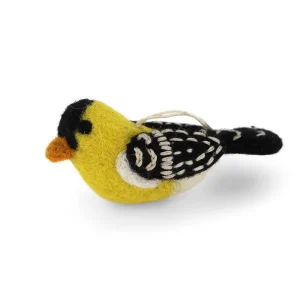 Gold Finch Bird Hanging Decoration by Gry & Sif