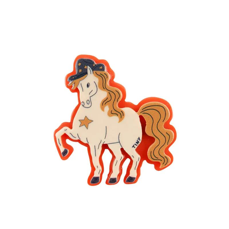 Horse Big Hair Clip by Tinycottons