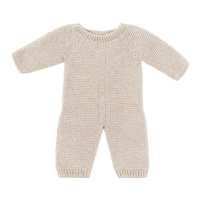 Knitted Pajama Doll Outfit (38cm) in Linen by Miniland