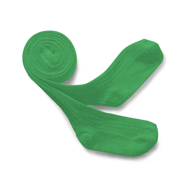 Louise Ribbed Tights in Vert Jackpot by Collegien