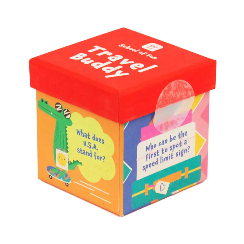 School of Fun - Travel Buddy Trivia Box by Talking Tables